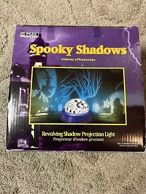 Vintage Halloween SPOOKY SHADOWS Revolving Projection Light 1995 Paper Magic • $19.49