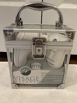 Visage Naturel Home Microdermabrasion Exfoliation System W Brush Heads & Serum • $26.80