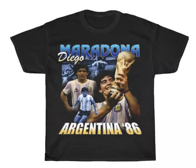 Maradona T-shirt Argentina Soccer Futbol World Cup • $20