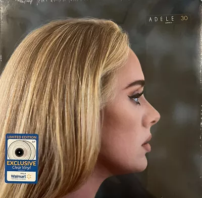 $19.95 • Buy ADELE - 30 By Adele - Limited Edition Clear Vinyl 2LP Album Record NEW & SEALED
