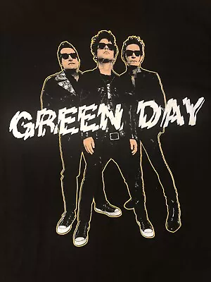 Green Day Shirt Hella Mega Tour 2021 Double Sided Short Sleeve Concert Tee XL • $24.99