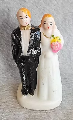 Vintage Porcelain Bride And Groom Wedding Figurine Made In Japan • $9.99