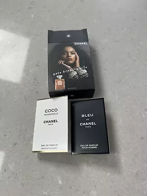 Chanel Perfume Sample Coco Madamoiselle & Chanel Bleu • £3.99