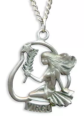 Virgo Necklace Zodiac Astrology Sign August 23 - September 22 NK-VIRG • $9.99