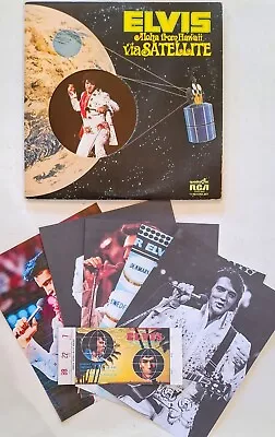 ELVIS PRESLEY Aloha From Hawaii Via Satellite 1973 Double LP. With EXTRAS  • $45