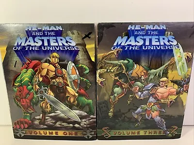 He-Man And The Masters Of The Universe 2007 Volumes 1 & 3 DVDs W/Art Cards Guide • $49.99