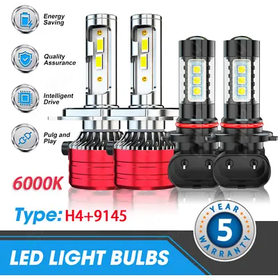 For Toyota Rav4 2001 2002 2003 2004 2005 LED Headlight High/Low Fog Lights Bulbs • $41.99