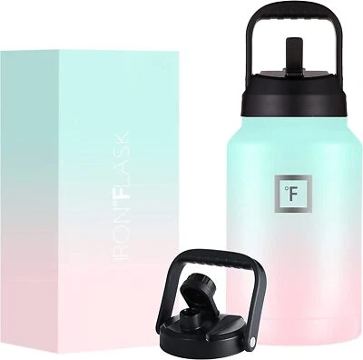 $56.90 • Buy Vacuum Insulated Stainless Steel One Gallon Water Bottle With Spout & Straw Lid