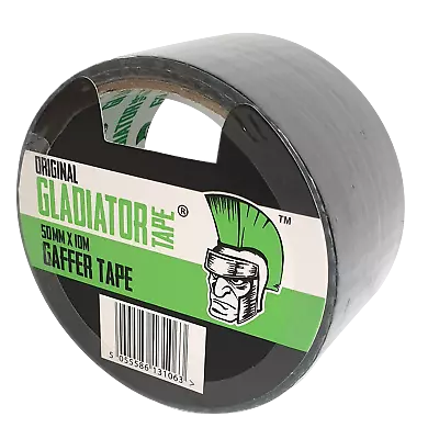 Duct Gaffer Tape Premium Heavy Duty Waterproof Gaffa Duck Black Silver 50mm X10m • £6.79