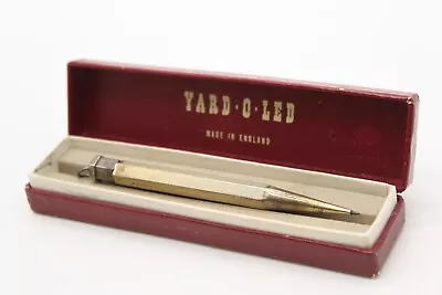 F Vintage Yard O Led Sterling Silver 925 Mechanical Pencil Boxed 18.3g • £7.50