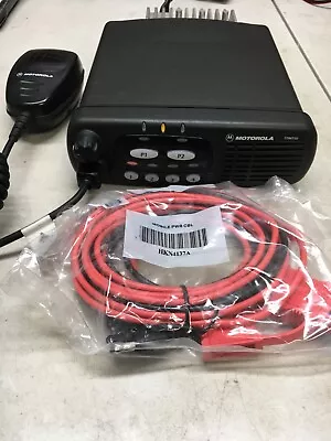 Motorola CDM750 LOW BAND 42-50MHz 4ch 60 Watt Mobile Radio AAM25DKC9AA1AN CDM • $300