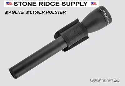  Maglite Ml150lr Heavy Duty Belt Holster Ay32146 Balistic Nylon Tactical C-cell • $18.49