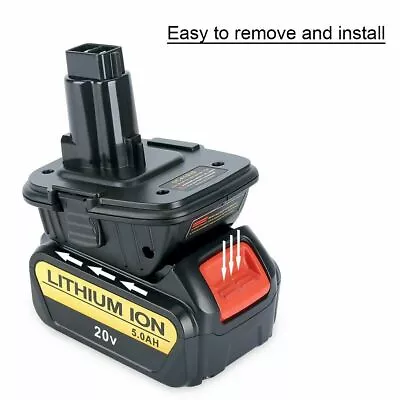 For Dewalt DCA1820 Battery Adapter Li-ion Convert To Ni-Cad DC9096 Ni-MH 18V/20V • $17.45