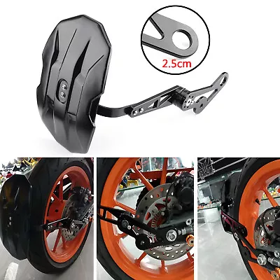 Universal Motorcycle Rear Fender Mudguards For Honda Yamaha Suzuki Trium BMW S • $62.63