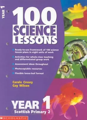 £2.49 • Buy 100 Science Lessons For Year 1,Carole Creary, Gay Wilson