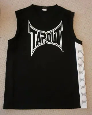 Tapout Vest Shirt Medium M  Ufc Ksw Mma Bjj Kick Boxing Training Work Out Gym • £25