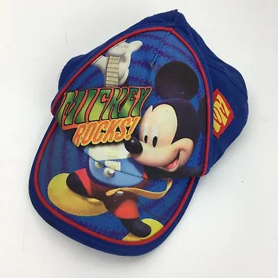 Mickey Mouse Rocks Disney Toddler Ball Cap Hat Adjustable Baseball • £10.12