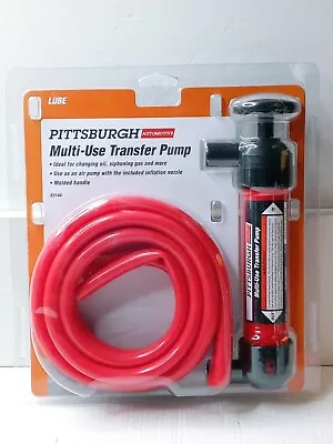Pittsburgh Automotive Multi-Use Transfer Pump Change Oil Siphon Gas Air Pump NEW • $13.99