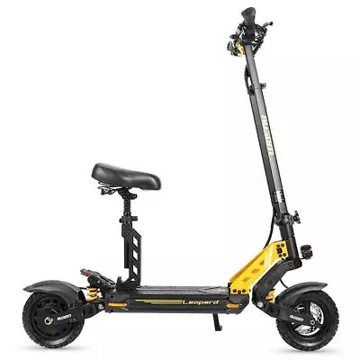 Ausom Leopard Off-Road Electric Scooter W/Seat 52-Mile Range 1000W 20.8Ah LCD • $749