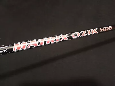New Rare Jet Black Matrix Ozik Hd8 X Shaft Low Launch Mid Spin Cpm 265 Hex D You • $175