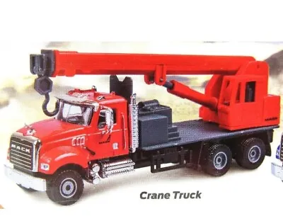 2020 Mack Granite Red Crane Truck Collectible Die-Cast 1:50 Scale New REALISTIC • $29.99