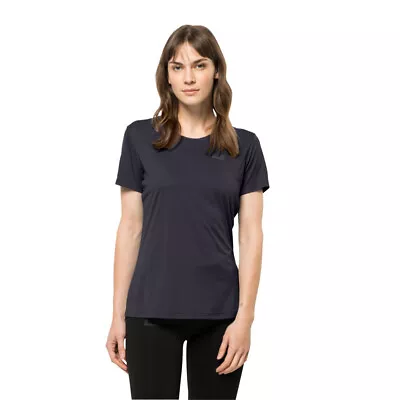 Jack Wolfskin Womens Tech T-Shirt (Graphite) • £12