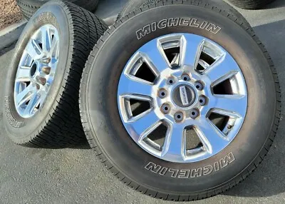 Ford F250 F350 Super Duty 8 Lug OEM 20” Chrome Wheels Rims Tires 2005-21 10101 • $1887.85