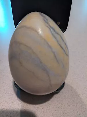 Alabaster? Marble Stone Egg • $3