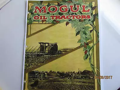 IHC Mogul Oil Tractor  Catalog 8-16 12-25 30-60  International Harvester • $11.25