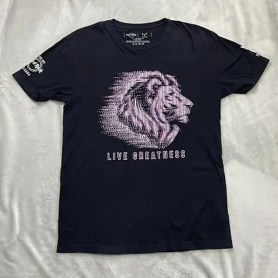 Hard Cafe Messi Shirt Mens Black Medium Punta Cana Lion Graphic T-Shirt • $24.85