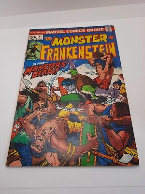 Monster Of Frankenstein #4 Marvel Comics 1973 • $8.99