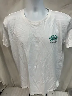 Pawleys Island  Men's Short Sleeve T-Shirt White Soft Cotton LARGE • $7.99
