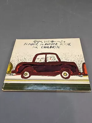 Ralph Steadman Book Bumper To Bumper For Children 1st Edition 1972 Activity Rare • £44.50