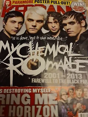 GERARD WAY MY CHEMICAL ROMANCE KERRANG MAGAZINE UK  No Posters RARE  • £25.99