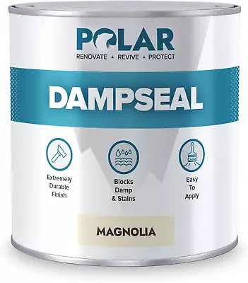 Polar Damp Seal Anti Damp Paint - Magnolia - 500ml - Damp Proof Paint Stain In - • £23.66