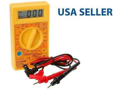 LCD Digital 19 Range Pocket Volt Ohm Amp AC DC Mini Multimeter Hand Held DT-830B • $4.95