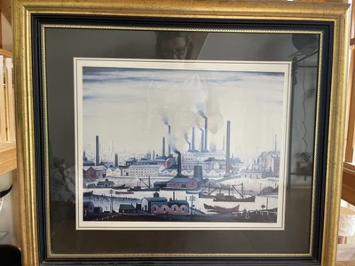 £180 • Buy L S Lowry Framed Limited Edition Print ‘A River Bank’