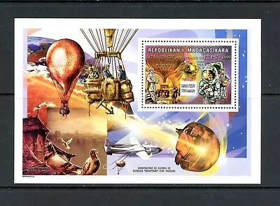 Q133  Malagasy  1999   Balloon  Apollo 15 Astronaut  UPU    Sheet   MNH • $3.22