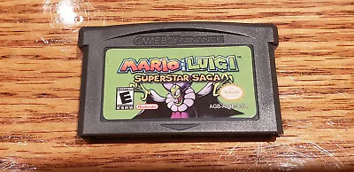 GBA Nintendo Mario & Luigi Superstar Saga Cart Tested Game Boy Advance • $21.15