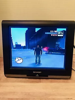 $99.95 • Buy Sharp TV 10.4” LCD 720p HD Portable Gaming S-Video RCA  LC-10A3U