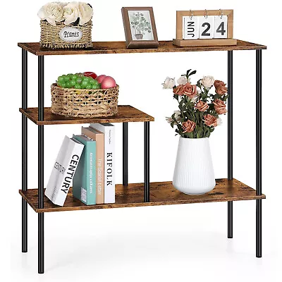 3-Tier Console TableNarrow Sofa Table W/Storage Shelves For Hallway/Living Room • $45.99