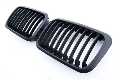 BMW 3-Series E36 Flat Matte Black Kidney M Euro Sport Front Hood Grill M3 92-96 • $39.90