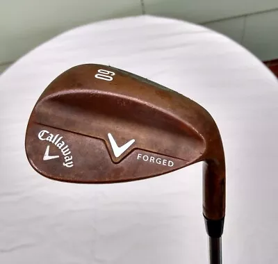 Callaway Forged Copper Finish Lob Wedge 60* RH 35.5  Regular Flex Steel Shaft • $24.99