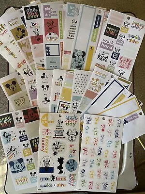 19 Full Sheets Of Disney Mickey & Minnie Mouse Stickers Scrapbook • $15