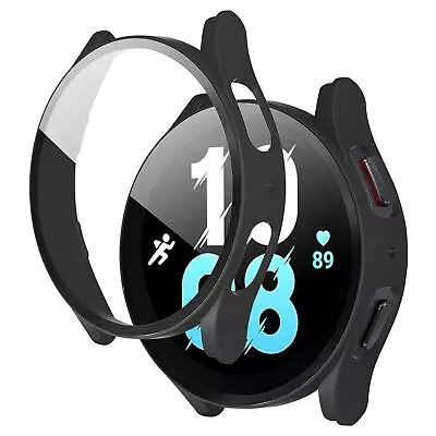 Samsung Galaxy Watch 6 4 5 Glass Full Screen Protector 40mm 44mm Case Cover • $8.96