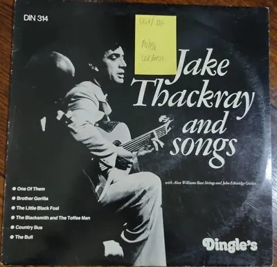 Jake Thackray & Songs Vinyl Record VG+/VG DIN314 1st Press 1981 • £19.50