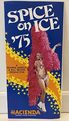 Vtg & Rare  Spice On Ice '75  Show Prorgram Hacienda Hotel Las Vegas Nevada 1975 • $19.99