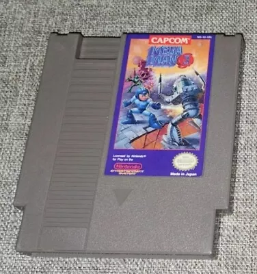 Mega Man 3 (Nintendo NES 1990) Authentic Tested Working 💪  • $28