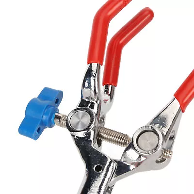 3 Prong Lab Clamp W/ Rubber Coating Pressure 3 Finger Flask Clamp Up To 3.5in • $14.96