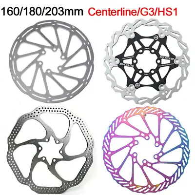 Disc Brake Rotors SRAM/G3/HS1/Floating Rotors 160/180/203mm Mountain Bike 6-Bolt • $12.09